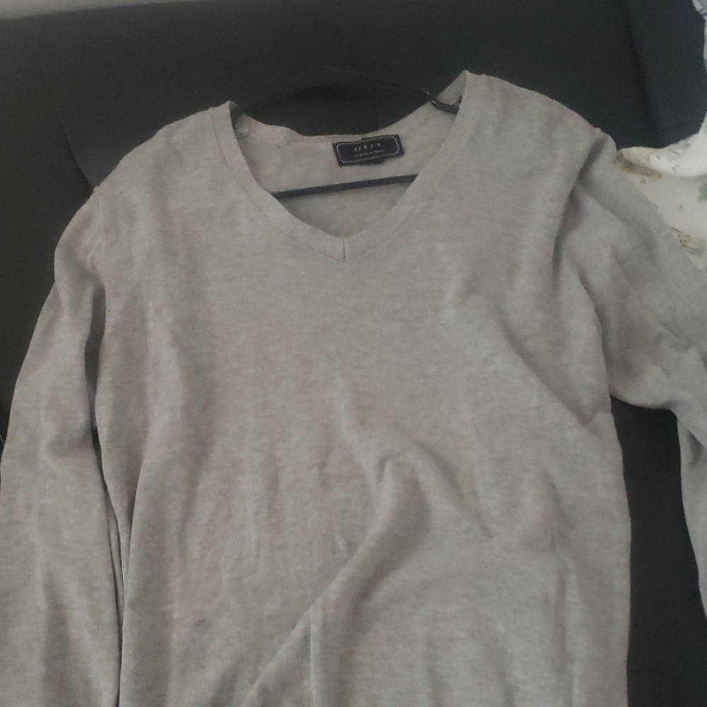 Mens gray sweater